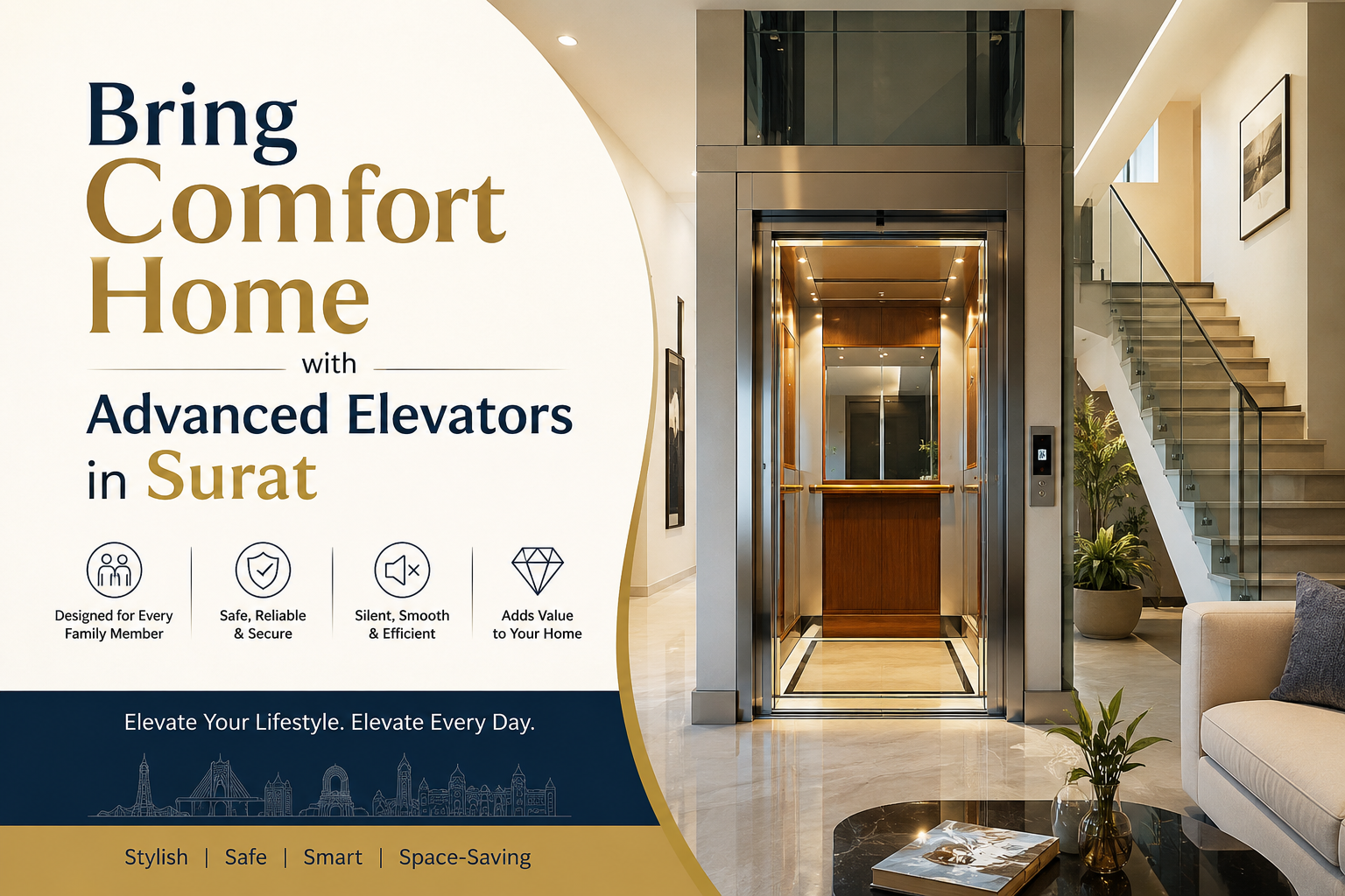 Bring Comfort Home with Advanced Elevators in Surat