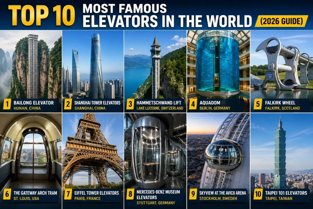 Top 10 Most Famous Elevators in the World