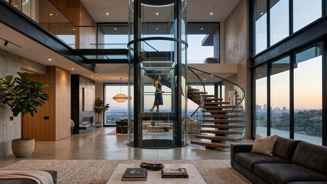How Celebrities Design Their Home Elevators Inside Luxury Home Lift Trends